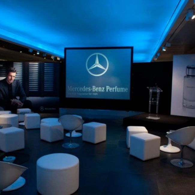 Presentación del perfume de Mercedes-Benz