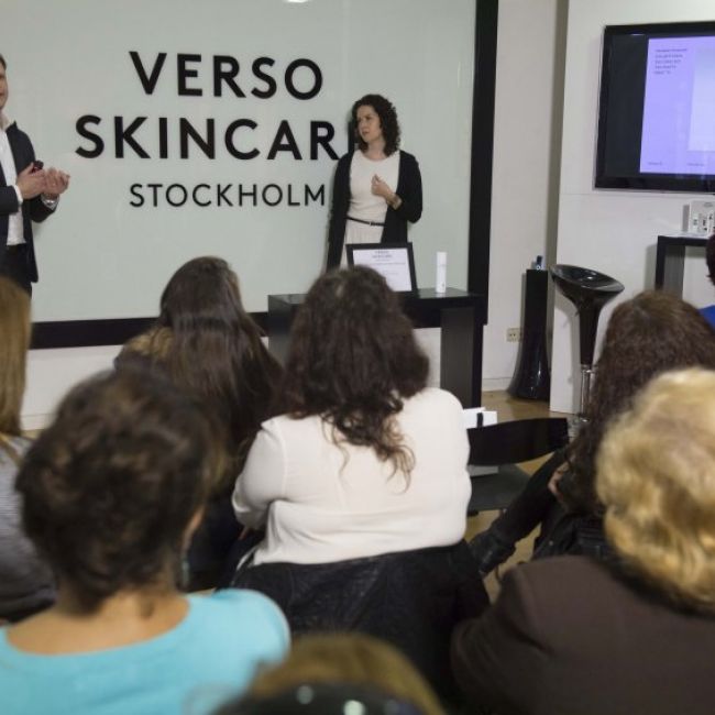 A Toile Comunicación organizó la presentación de Verso Skincare